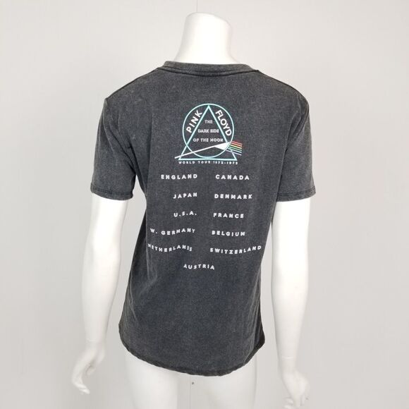 Pink Floyd Graphic Choker V Neck T Shirt - Picture 6 of 7